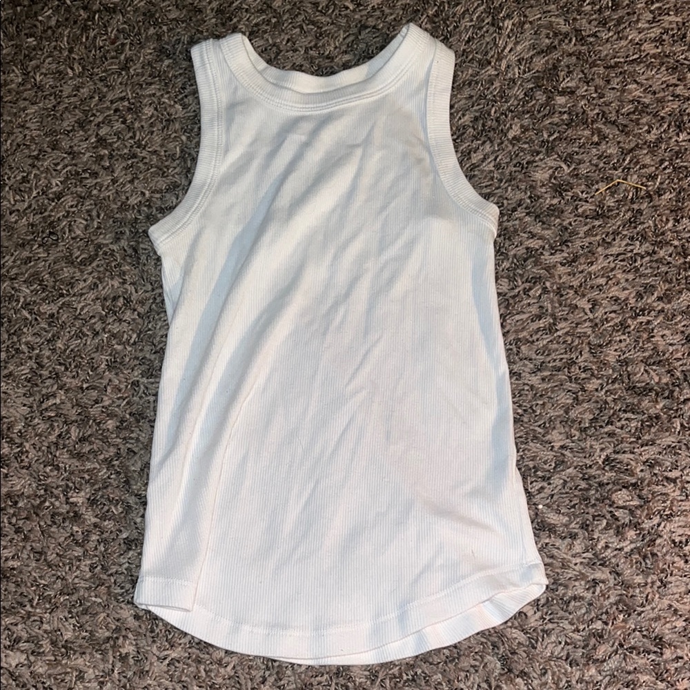 SO White Classic Tank Top Soft Cotton Blend